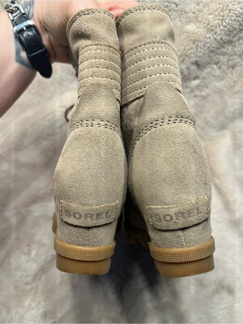 Sorel Girls' Lexie Wedge Boots size 1